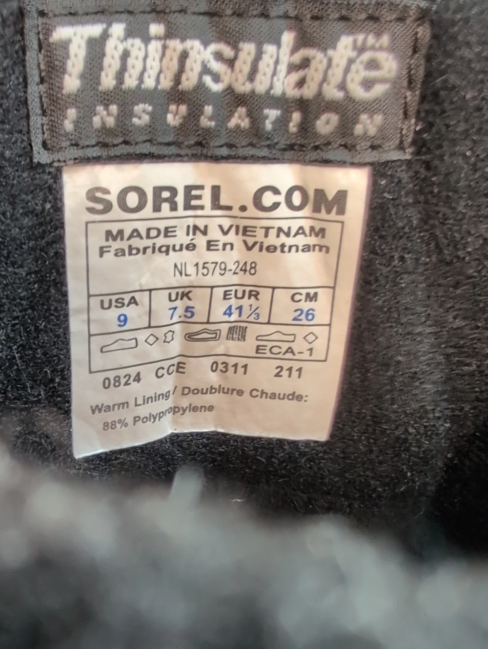 NWT Sorel Cumberland winter snow boots woman's size 9 EU 41.5